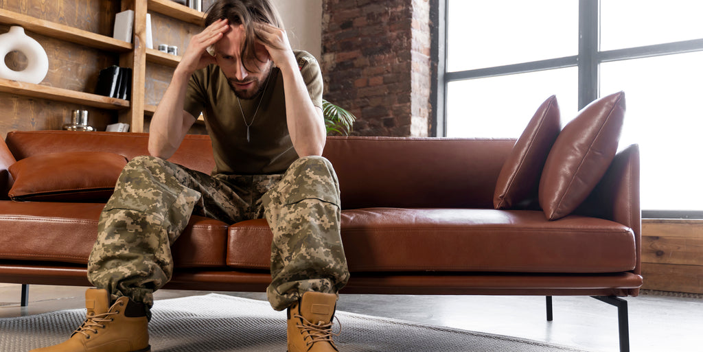 man with PTSD