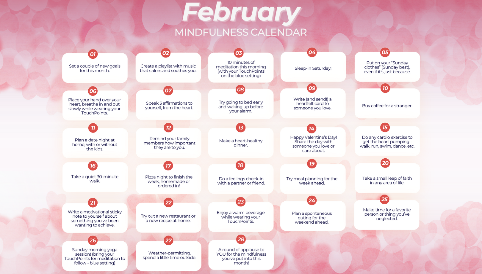 The February 2023 Mindfulness Calendar is Here!