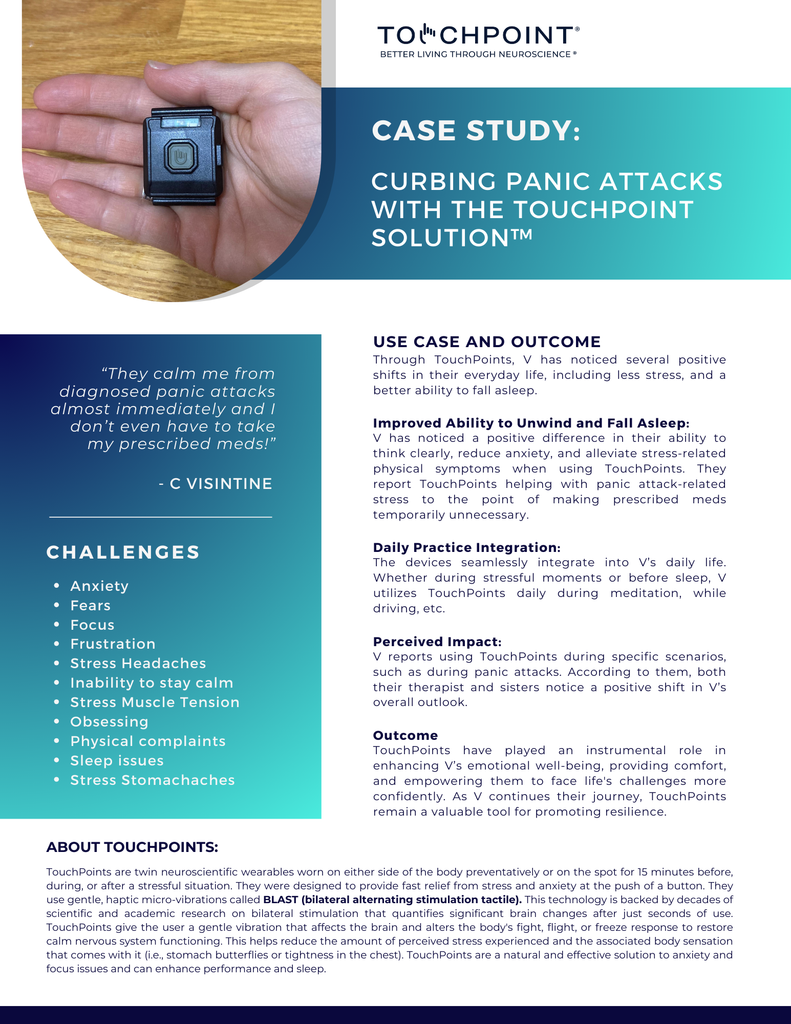 CURBING PANIC ATTACKS with The TouchPoint Solution™