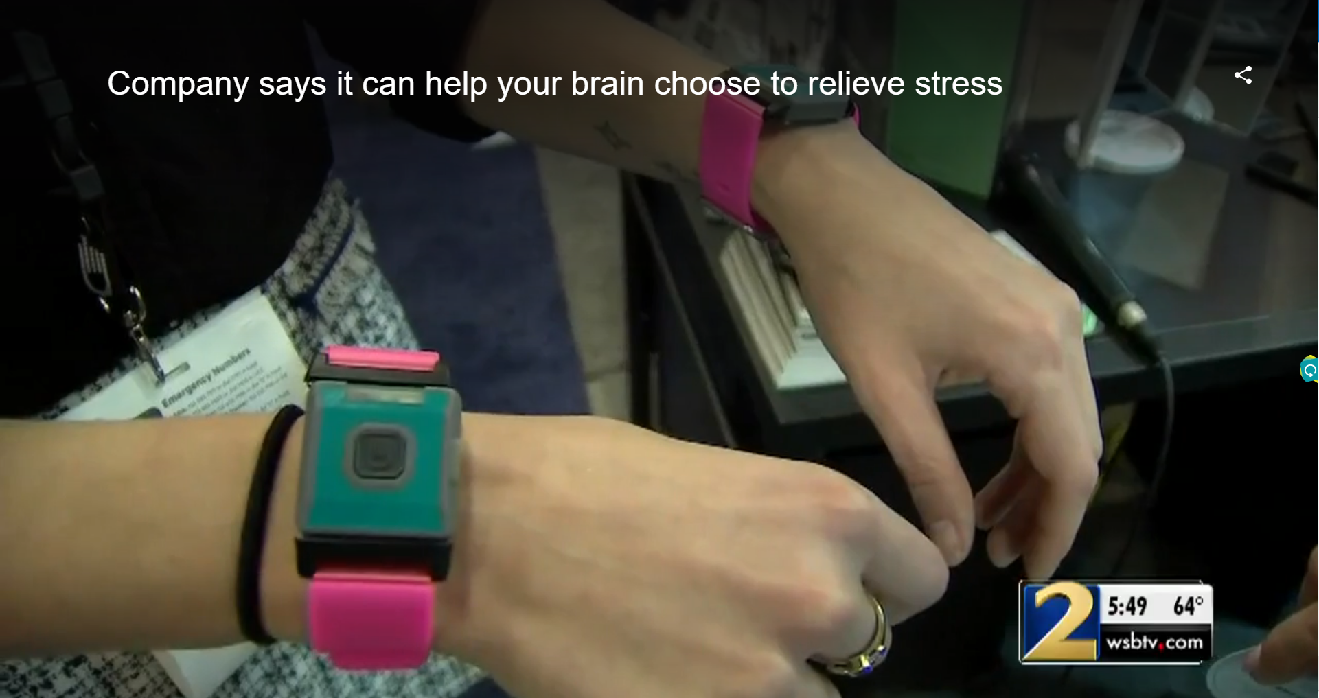 WSB TV - Company says it can help your brain choose to relieve stress
