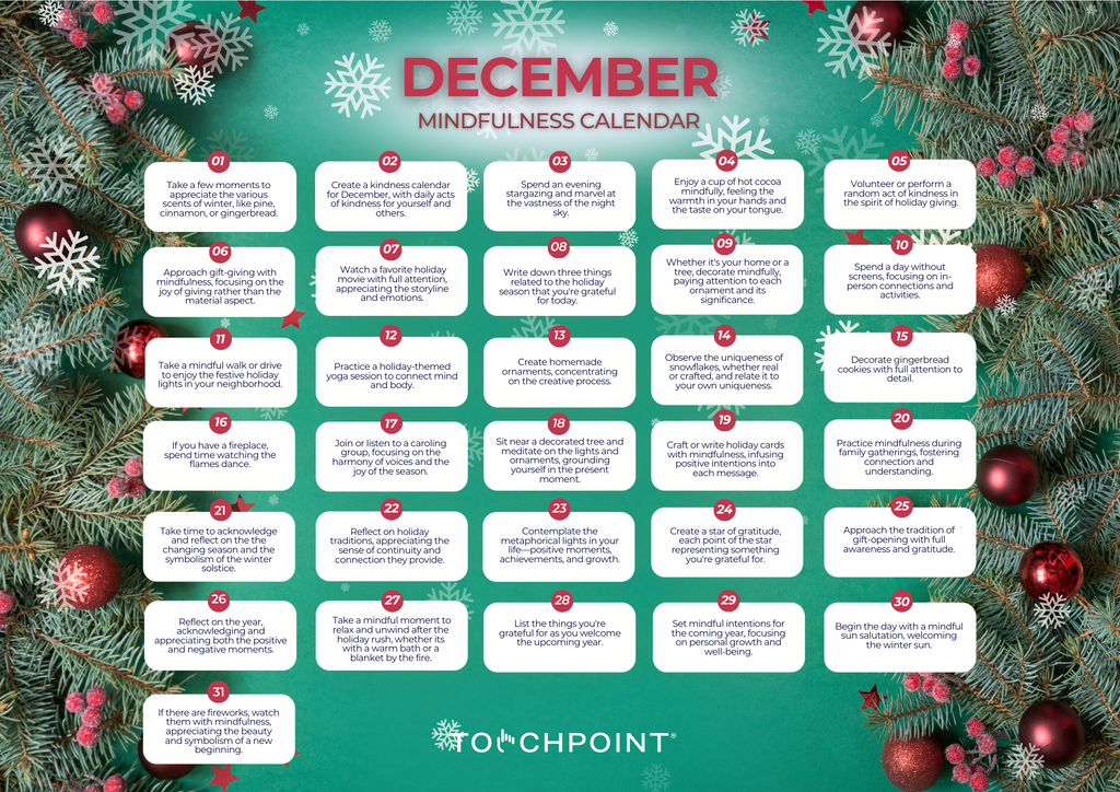 The December 2023 Mindfulness Calendar is Here!