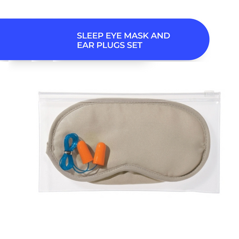 Ear Plugs And Eye Mask Set