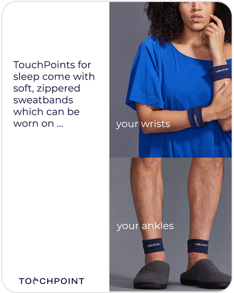 Ways to wear TouchPoints zippered sweatbands